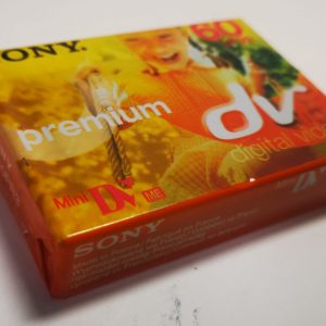 Sony Premium Mini DV Cassette 60 - DVM60PR3 front left angle