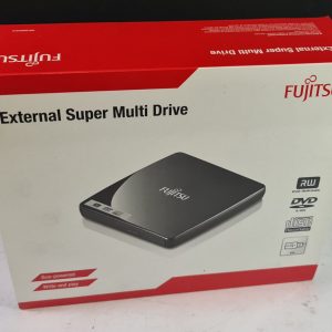 Fujitsu External Super Multi Drive - CD / DVD Reader & Writer front of box