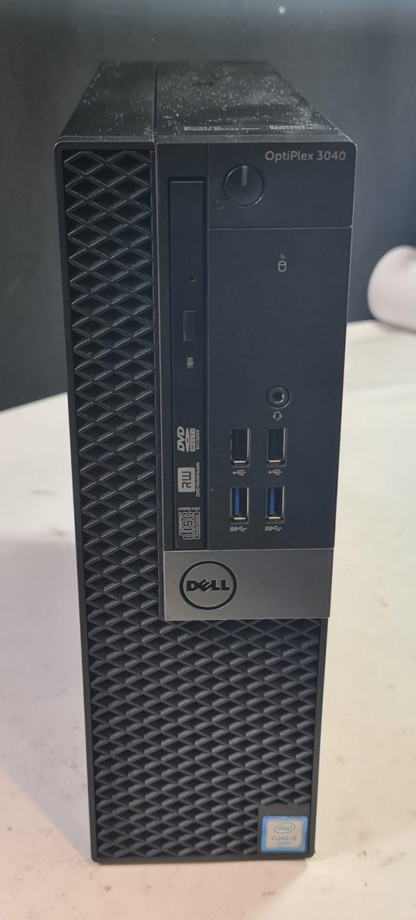 Dell OptiPlex 3040 PC front view showing power buttons and USBs