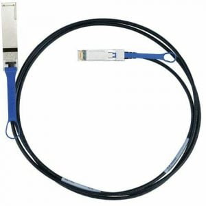 Mellanox 3M 56GB/s QSFP VPI FDR InfiniBand Direct Attach Copper Cable on a white background