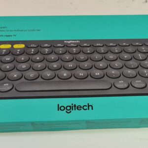Front of the Logitech K380 Multi-Device Keyboard box