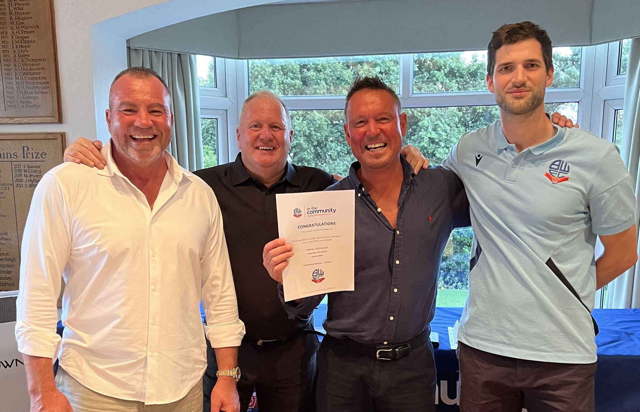 Concept at Bolton Wanderers Community Golf Day